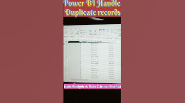 Power BI Handle Duplicate records #powerbi #dataanlysis #interviewtips #datavisualization
