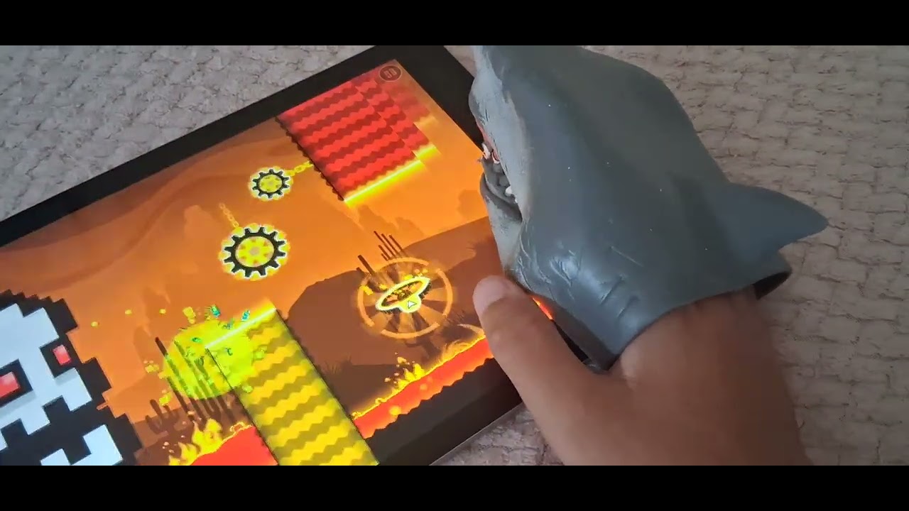 SB Movie: Shark Puppet Plays Geometry Dash Subzero!