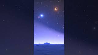 Double solar eclipse on alien planet #planet #music #space #explore #chill #special #love