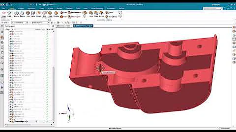 NX CAD - Select Creating Feature