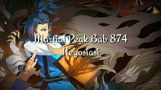 Novel Martial Peak Bab 874 Negosiasi Bahasa Indonesia