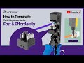 How to Terminate RJ45 Keystone Jacks Fast &amp; Effortlessly?｜VCELINK