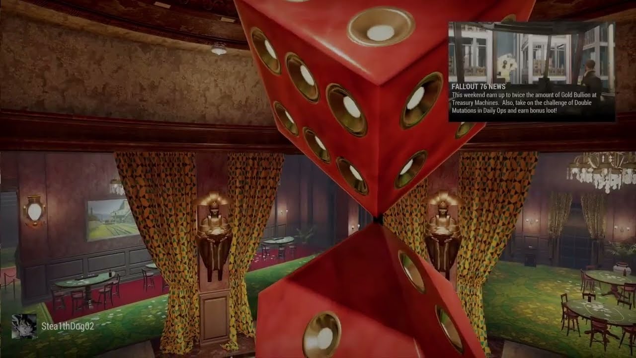 How to get a red Asylum dress quickly on fallout 76