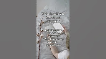 Nobody Told You THIS About Scripting 📝✨ | Manifest Faster With This Simple Shift