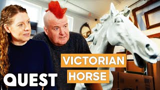Ted And Ruth Restore A Victorian Horse Sculpture | Salvage Hunters: The Restorers