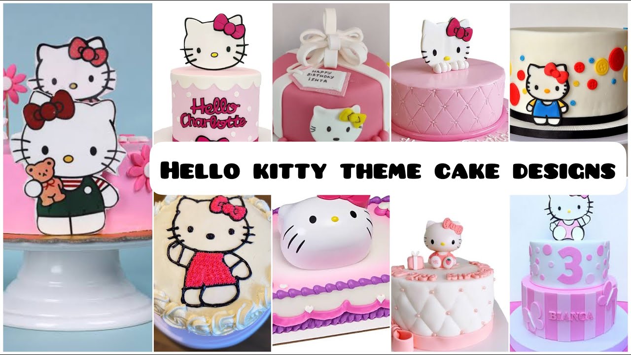 Hello Kitty Cake Design 2023/Hello Kitty Cake/Girls Birthday Cake/Pink Colour Cake Design
