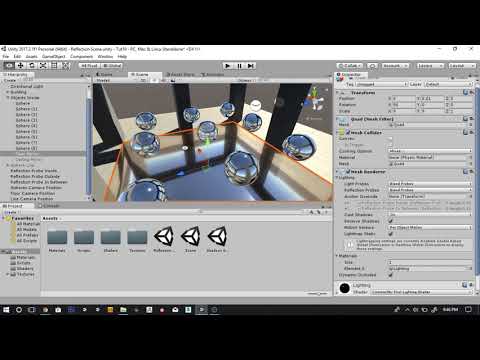 Catlikecoding's Unity Tutorial: Rendering 8 - Reflections