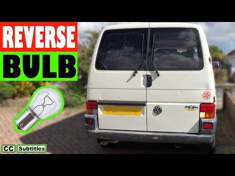 How to Replace Reverse Bulb on VW T4 Transporter