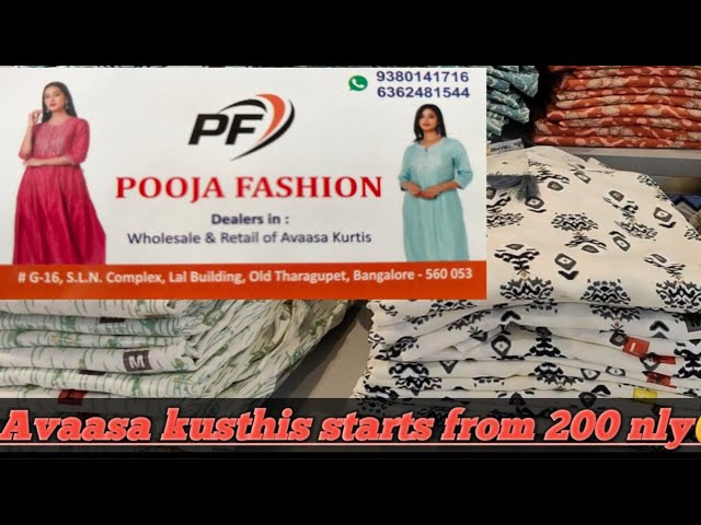 Wholesale avaasa branded Kurtis, Prisma & Go colors leggings