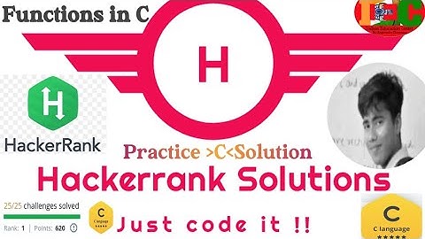 Hackerrank"C"Programming solutions. Functions in C #erraghu #function all problems Solutions step-by