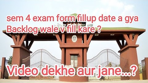 Ug Sem 4 exam form fillup(2021-24)# skmu. expected exam date??