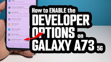 How To Enable Developer Options On Samsung Galaxy A73 5G & Access Hidden Settings