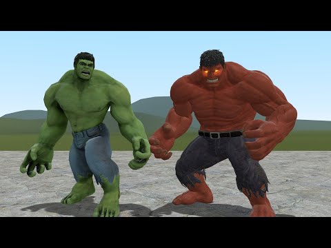 HULK VS RULK!! Garrys Mod Sandbox