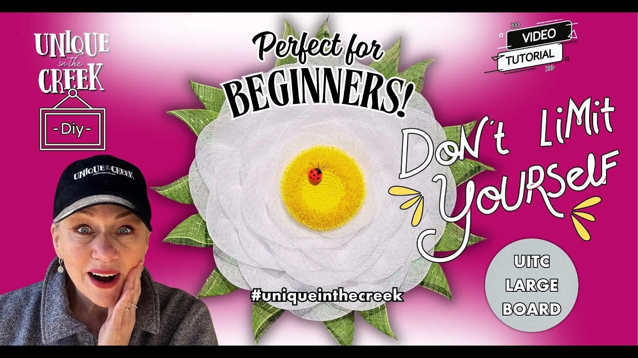 Венок из ромашек для начинающих | Узнайте, как это сделать | Набор DAISY26 