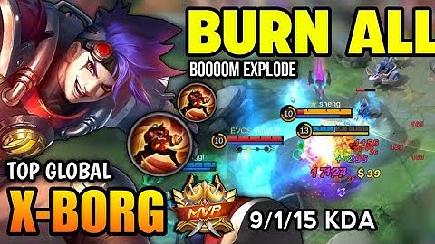 XBORG BEST BUILD 2023 | TOP GLOBAL XBORG GAMEPLAY | MOBILE LEGENDS ✓