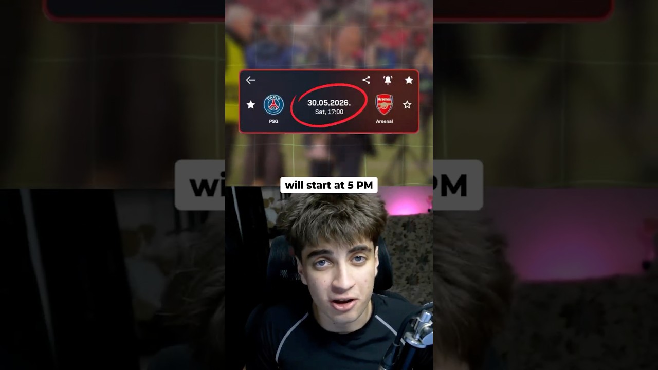 Why is the UCL Final Starting so Early?