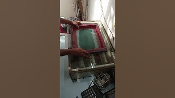 screen exposing process #printing #shorts #viral #short #screen