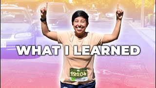 Lessons From My First Half Marathon