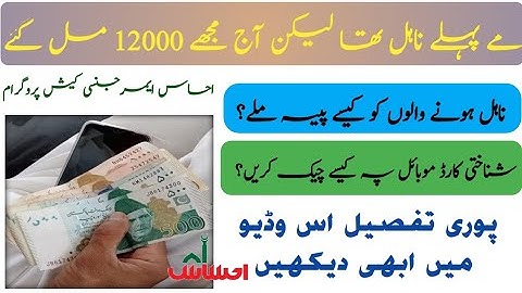 Ehsaas Emergency Cash Program Na Ahal Hony Walon Ki Raqam Kese Ahy? Poory Tafseel Is Video men, Ehsa
