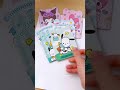 Cute Sanrio Notebook#notebook #kuromi #sanrio #melody #cute #hellokitty