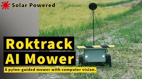 Roktrack - open source autonomous robotic mower with computer vision.