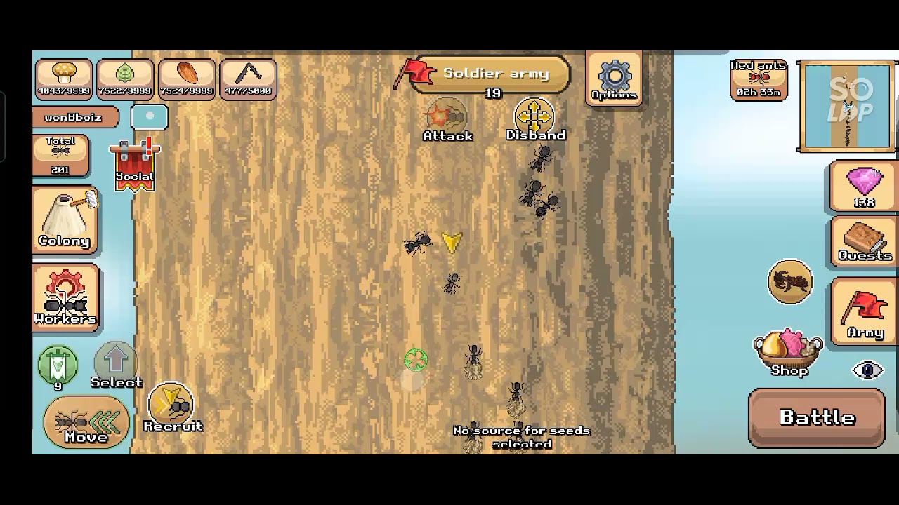 Pocket Ant/Defeat Vinegaroon/Harvest risen and defend the amphid YouTube
