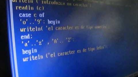 Programas en turbo pascal. Unexpo Barquisimeto