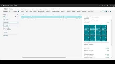 Sorting, Searching and Filtering in Business Central