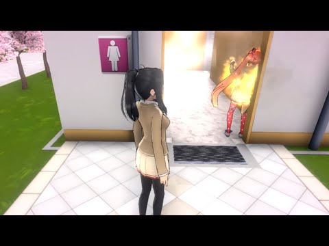Видео: Поджигаю Осану Наджими. Yandere Simulator