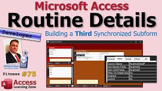 Celebrity Routine Details: Building a Third Synchronized Subform in Microsoft Access - Fitness 75 Net Worth