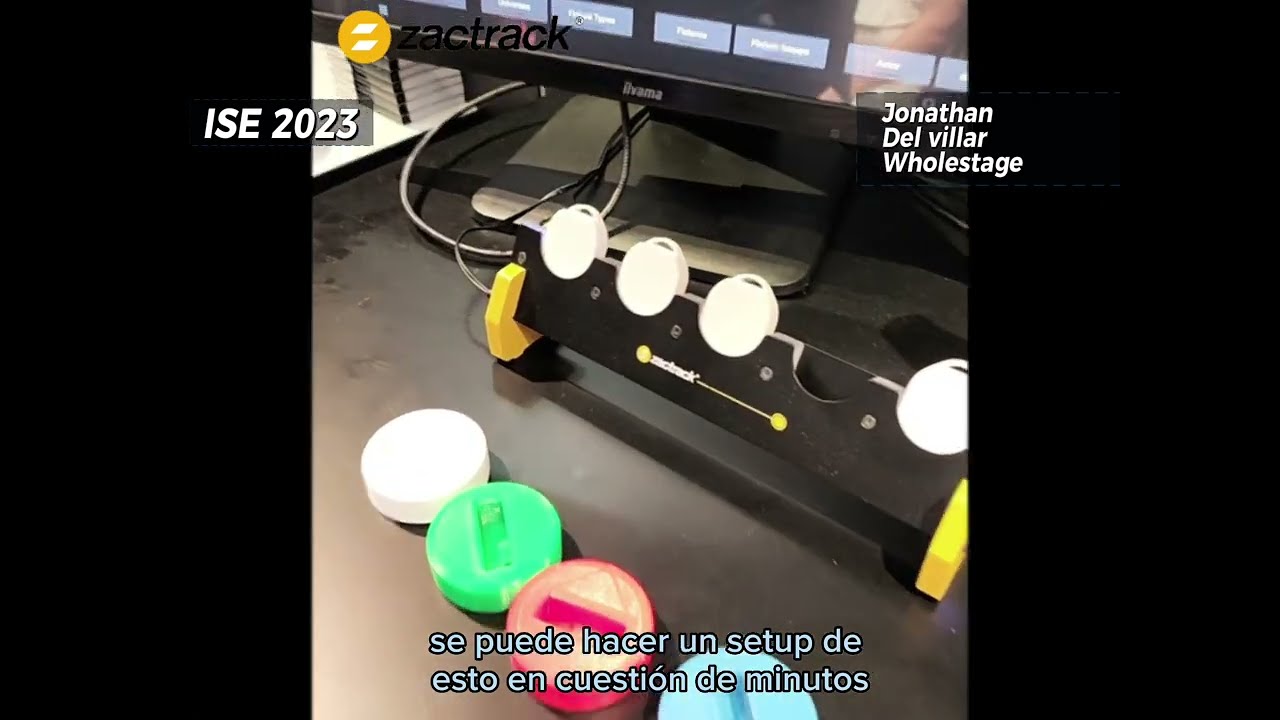 zactrack Mini en ISE 2023 - sistema de seguimiento tracking por MA Lighting