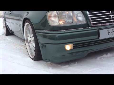 Mercedes 500e W124 Air ride - YouTube