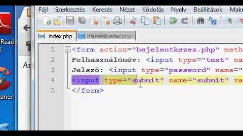 PHP Tutorial: Bejelentkezés & Regisztráció: Felhasználó bejelentkezés (1. Rész)