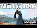 SnowRunner: Which Truck Mod Can JUMP THE FARTHEST!? (Strange Mods)