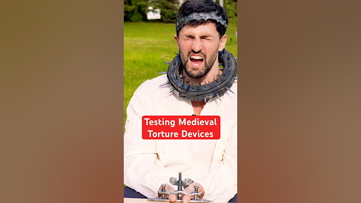 Testing Medieval Torture Devices For Science! #science #medieval #experiment