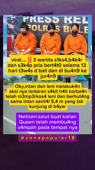 NGER1! 3 Wanita Siks4 pri4 selama 13 hari hingga tew4s #beritaterkini #viralvideo #shorts