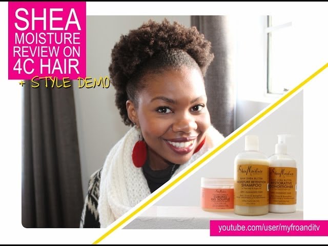 Shea Moisture Review on 4C Hair + Style Demo | African Natural Hair Blogger