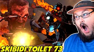 skibidi toilet 73 (full episode) SKIBIDI TOILET NEW ENDING & LORE REACTION!!! #skibiditoilet