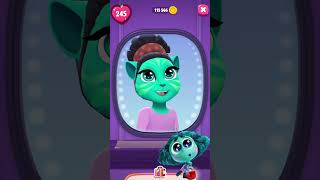 Envy inside out makeover my talking angela 2 #shorts #angela2 #Envy