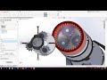 Tubular Motor  Detailed view Solidworks 2018