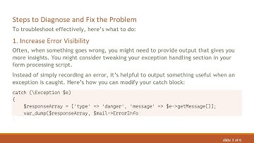 Troubleshooting PHPMailer Issues: Why Your Form Isn