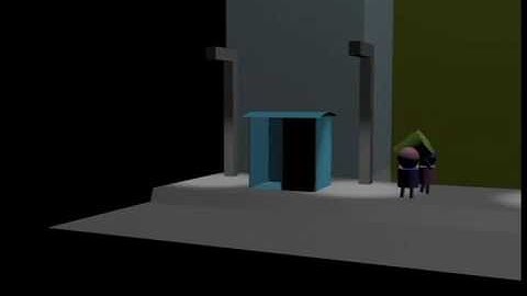 3Ds max bus stop breaking