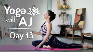 Yoga Poses – Back To Back | Day 13 | Yoga For Beginners - Yoga With AJ