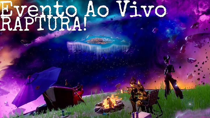 É AGORA! EVENTO AO VIVO FINAL DO CAPITULO 3 I RUPTURA FORTNITE! VENHA VER!!!!