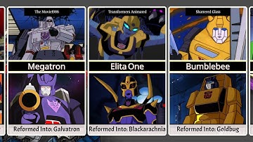 Transformers That Were Recreated Into New Transformers