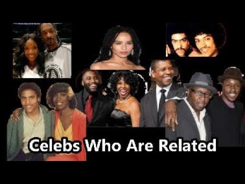 BLACK CELEBRITIES U DIDN'T KNOW WERE RELATED - YouTube