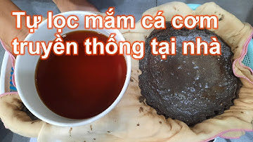 Phần 2 - Tự lọc nước mắm cá cơm tại nhà thật đơn giản | Bà Lan - Nông dân sân thượng #22