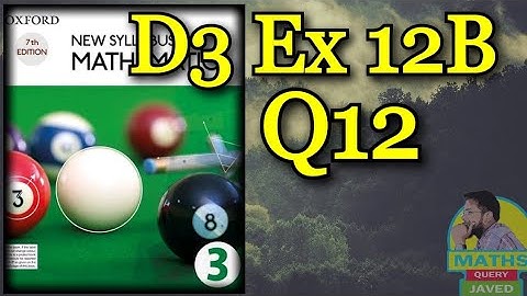 Q12  || Ex 12B || D3 || Area and Volume of Similar Figure and Solids