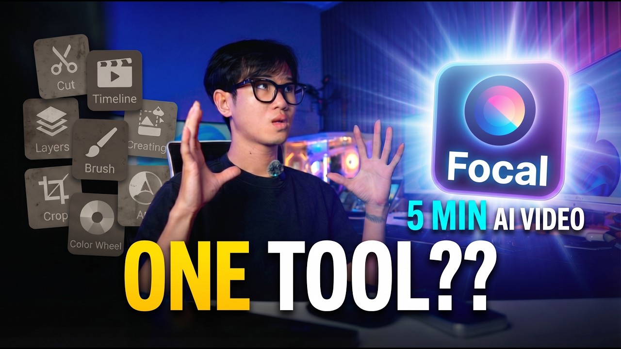 FREE: 1 Prompt = FULL VIDEO 5 PHÚT — Focal AI “auto” để kiếm tiền