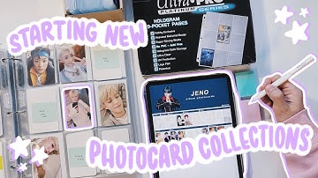 starting my 2021 kpop photocard collections ✰ setting up/reorganizing my binders for 11 more idols !